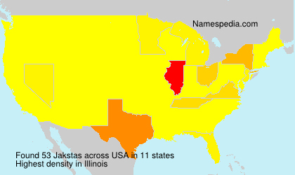 Surname Jakstas in USA Surname Jakstas in USA