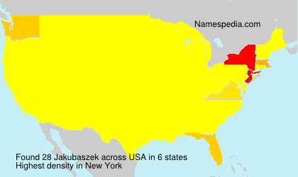 Surname Jakubaszek in USA Surname Jakubaszek in USA