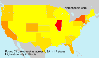 Surname Jakubauskas in USA Surname Jakubauskas in USA