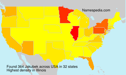 Surname Jakubek in USA Surname Jakubek in USA