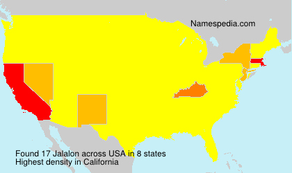 Surname Jalalon in USA Surname Jalalon in USA