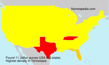 Surname Jalfon in USA Surname Jalfon in USA