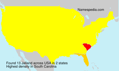 Surname Jalland in USA Surname Jalland in USA