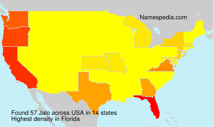 Surname Jalo in USA
