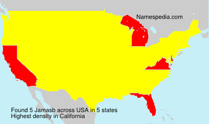 Surname Jamasb in USA