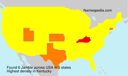 Surname Jamble in USA Surname Jamble in USA