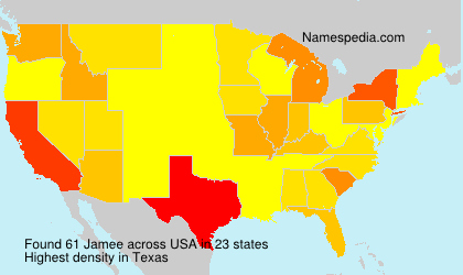 Surname Jamee in USA Surname Jamee in USA