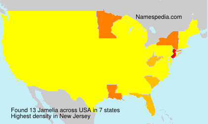 Surname Jamelia in USA Surname Jamelia in USA