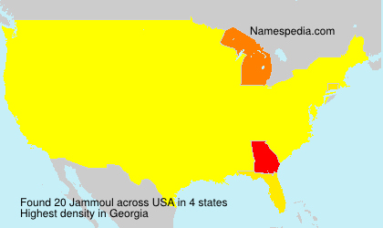 Surname Jammoul in USA Surname Jammoul in USA