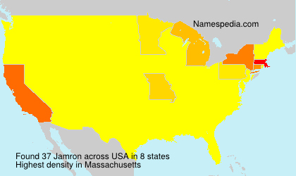 Surname Jamron in USA Surname Jamron in USA