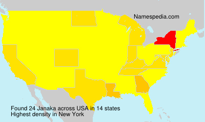 Surname Janaka in USA Surname Janaka in USA