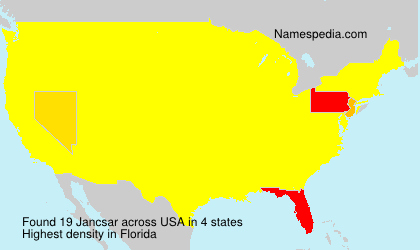 Surname Jancsar in USA Surname Jancsar in USA