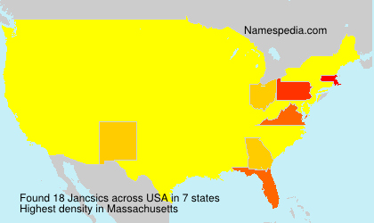 Surname Jancsics in USA Surname Jancsics in USA