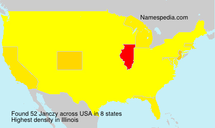 Surname Janczy in USA