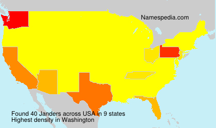 Surname Janders in USA Surname Janders in USA