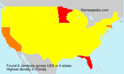 Surname Jandyala in USA Surname Jandyala in USA