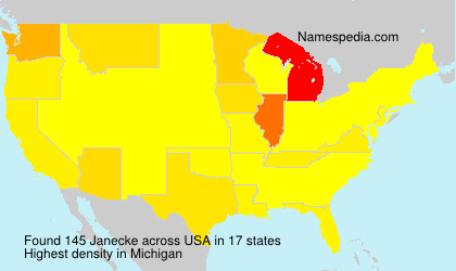 Surname Janecke in USA