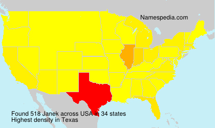 Surname Janek in USA Surname Janek in USA