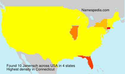 Surname Janensch in USA Surname Janensch in USA