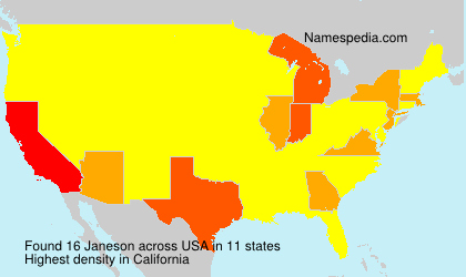 Surname Janeson in USA