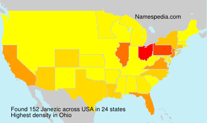 Surname Janezic in USA Surname Janezic in USA