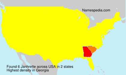 Surname Janhrette in USA Surname Janhrette in USA