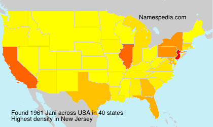 Surname Jani in USA Surname Jani in USA