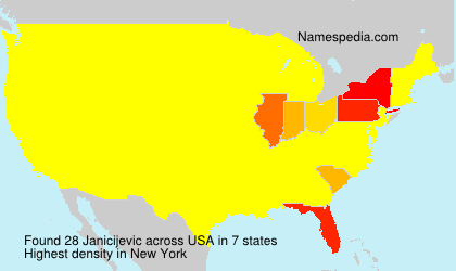Surname Janicijevic in USA Surname Janicijevic in USA
