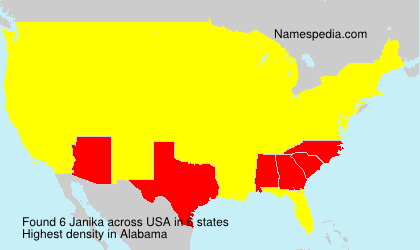 Surname Janika in USA