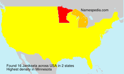 Surname Janiksela in USA Surname Janiksela in USA