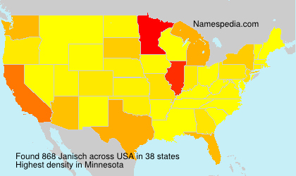 Surname Janisch in USA Surname Janisch in USA