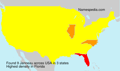 Surname Janneau in USA Surname Janneau in USA