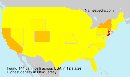 Surname Jannicelli in USA Surname Jannicelli in USA