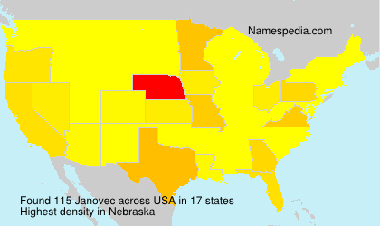 Surname Janovec in USA Surname Janovec in USA
