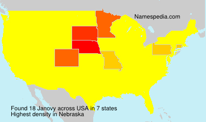 Surname Janovy in USA Surname Janovy in USA