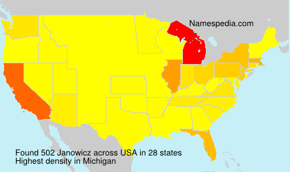 Surname Janowicz in USA Surname Janowicz in USA