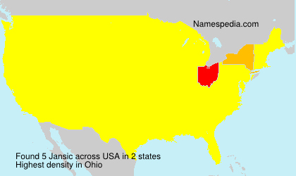 Surname Jansic in USA Surname Jansic in USA
