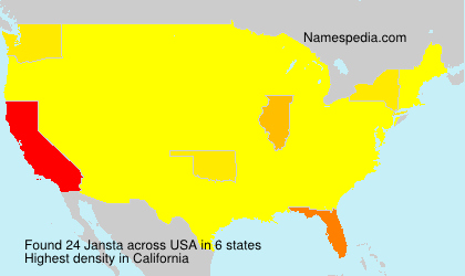 Surname Jansta in USA Surname Jansta in USA