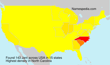 Surname Jant in USA Surname Jant in USA
