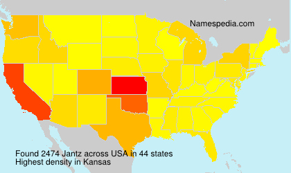 Surname Jantz in USA Surname Jantz in USA