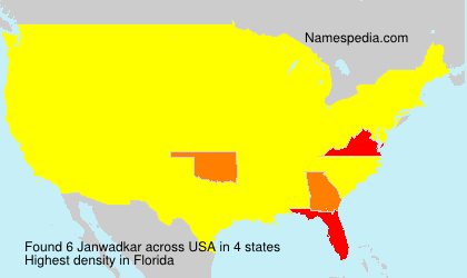 Surname Janwadkar in USA Surname Janwadkar in USA