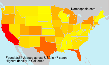 Surname Jaques in USA Surname Jaques in USA