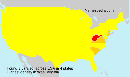 Surname Jaraiedi in USA Surname Jaraiedi in USA