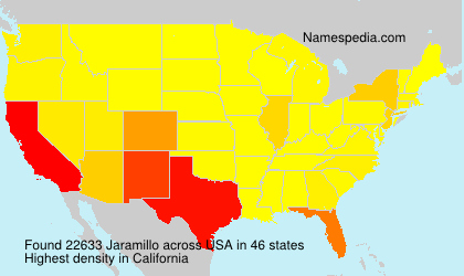Surname Jaramillo in USA Surname Jaramillo in USA