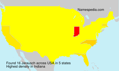 Surname Jarausch in USA Surname Jarausch in USA