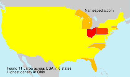 Surname Jarba in USA Surname Jarba in USA