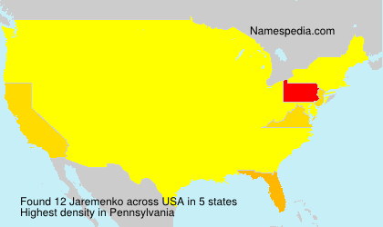 Surname Jaremenko in USA Surname Jaremenko in USA