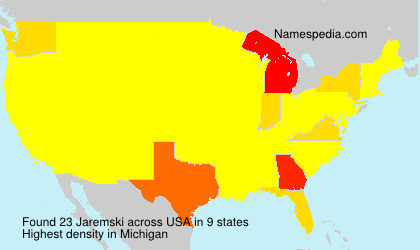 Surname Jaremski in USA Surname Jaremski in USA