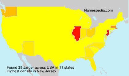 Surname Jarger in USA Surname Jarger in USA