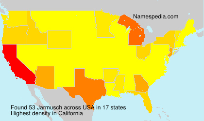 Surname Jarmusch in USA
